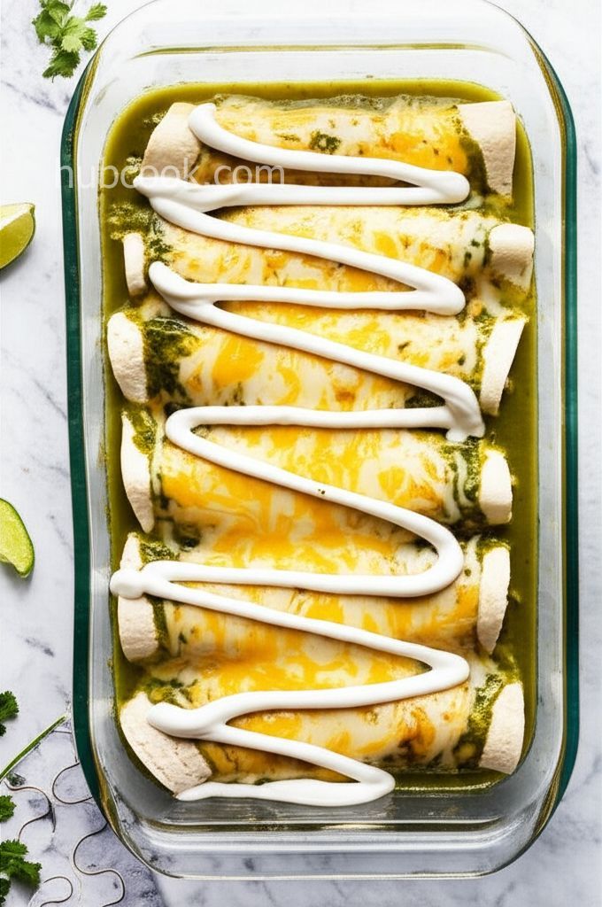 Chicken Enchiladas with Salsa Verde