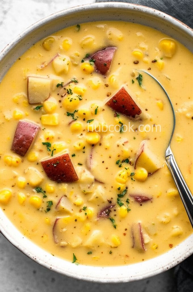 Potato and Corn Chowder (Freezer Dump Meal)