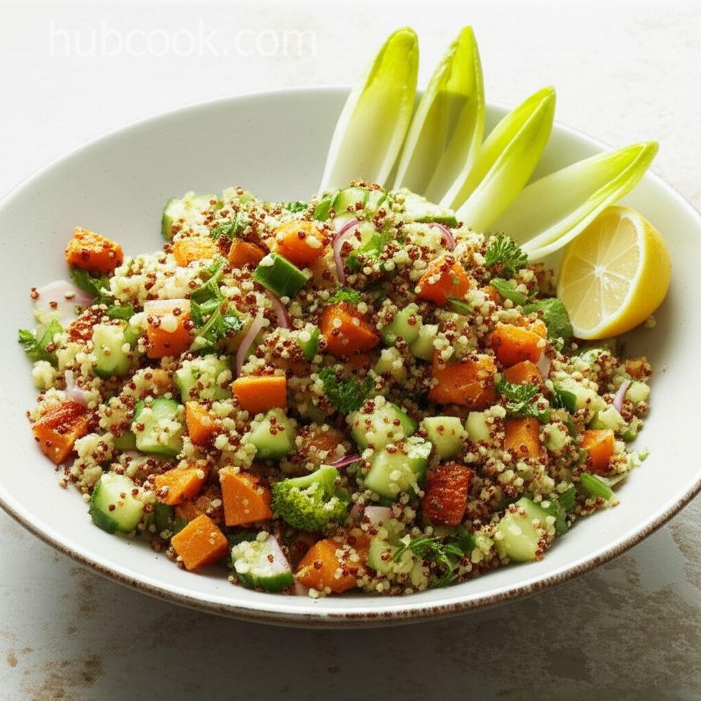 Quinoa Salad with Roasted Yams