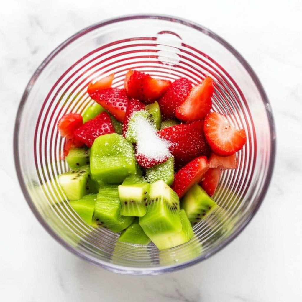 Strawberry Kiwi Caipirinha