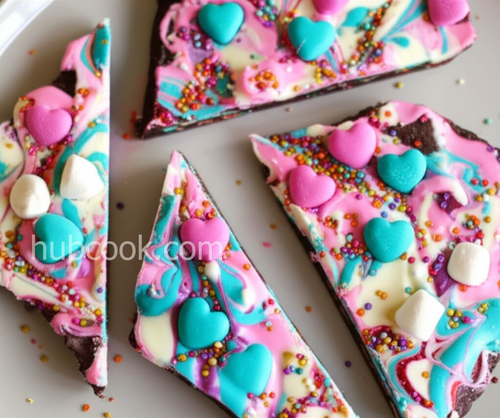 Valentine's Day Unicorn Bark