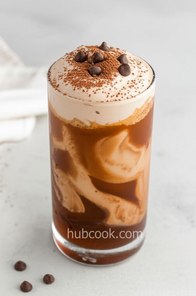 Whipped Iced Hot Chocolate Coffee