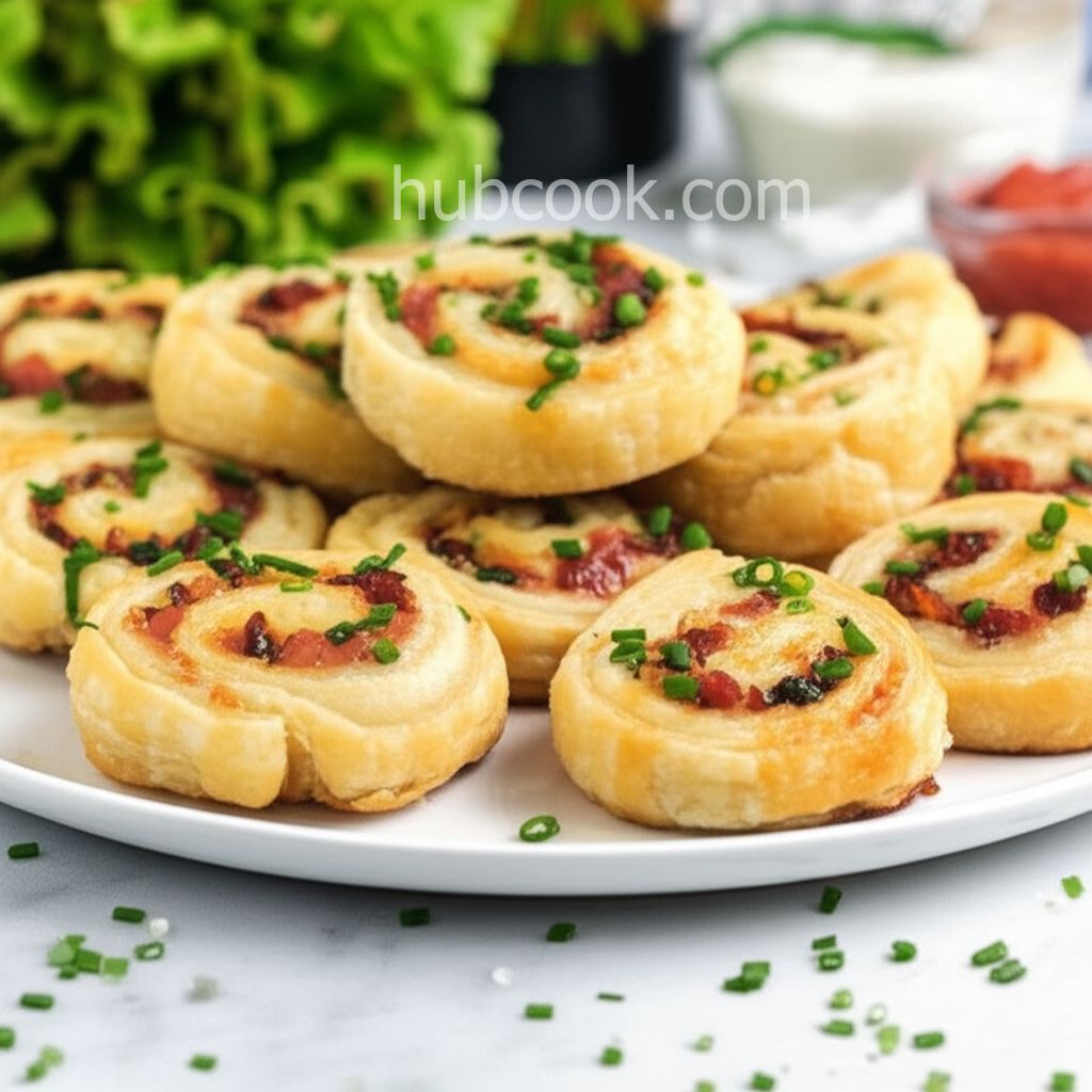 Bacon and Smoked Salmon Pinwheels