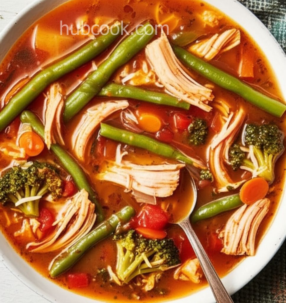 Low-Carb Chicken and Vegetable Soup