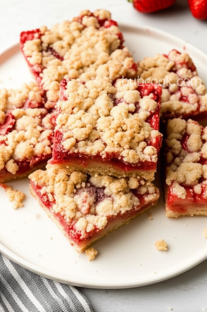 Small-Batch Strawberry Crumb Bars