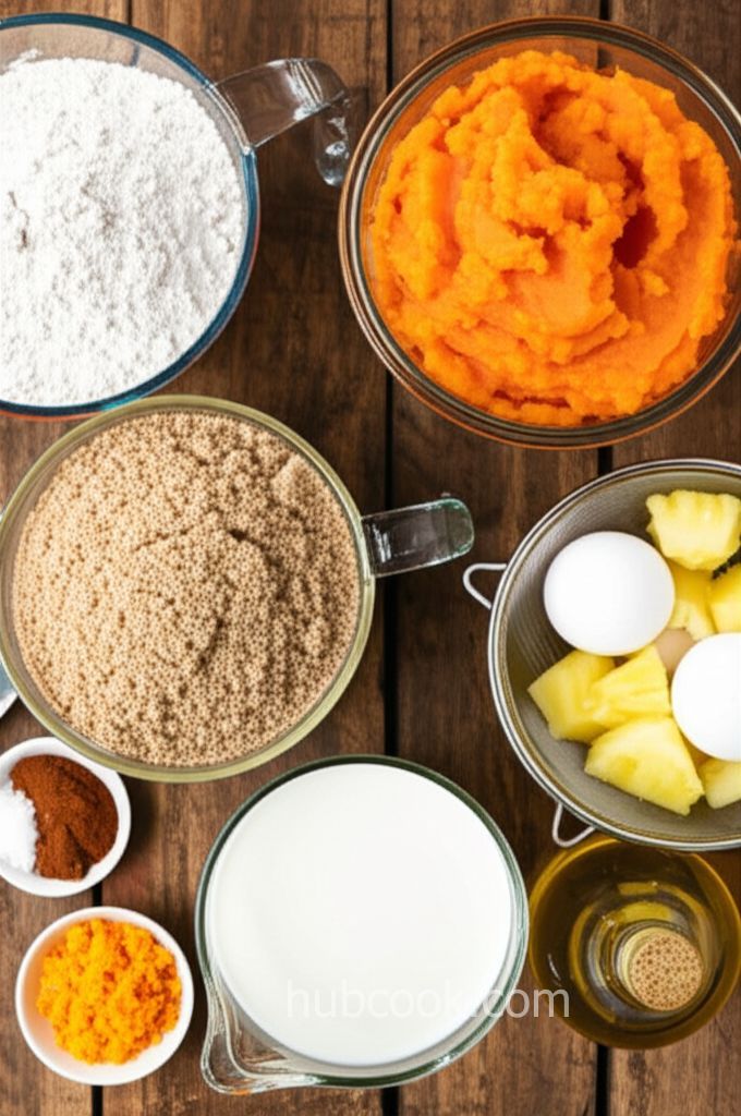 Sweet Potato-Pineapple Breakfast Bread