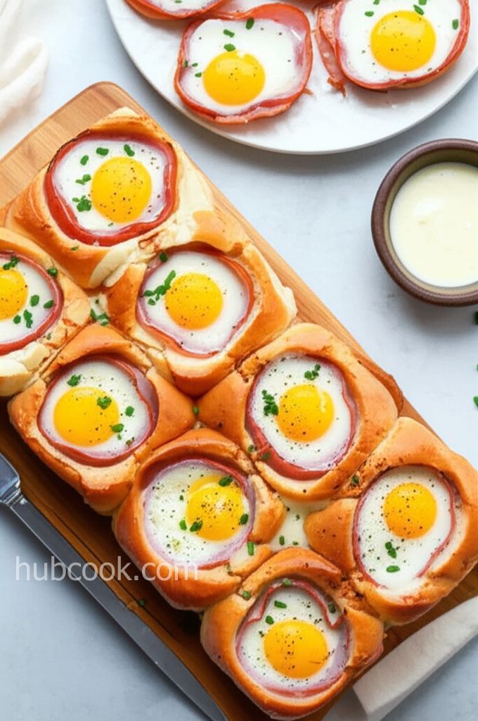 Easy Eggs Benedict Breakfast Sliders
